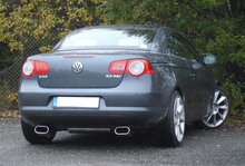 Fox Sportuitlaat VW EOS - 1F Achterdemper rechts/links uitlaat - 160x80 Type 57 rechts/links