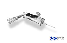 Fox Sportuitlaat VW EOS - 1F Achterdemper, enkelzijdig - 2x76 Type 17