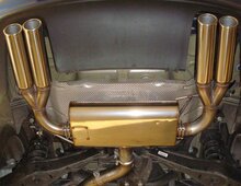 Fox Sportuitlaat VW Eos 1F - Facelift - 2.0l Achterdemper rechts/links - 2x80 Type 16 rechts/links