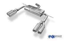 Fox Sportuitlaat VW Eos V6 achterdemper, rechter/linker uitlaat - 2x80 Type 13 rechts/links