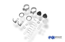 Fox Sportuitlaat VW Eos V6 achterdemper, rechter/linker uitlaat - 2x80 Type 13 rechts/links