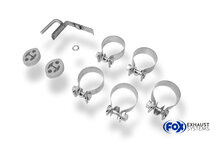 Fox Sportuitlaat Cadillac Escalade half uitlaatsysteem vanaf de katalysator, rechter/linker uitgang - 2x100 Type 17 rechts/links