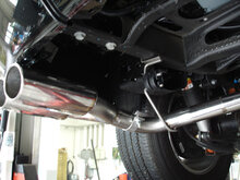 Fox Sportuitlaat Cadillac Escalade half uitlaatsysteem vanaf de katalysator, rechter/linker uitgang - 2x115x85 Type 32 rechts/links
