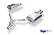 Fox Sportuitlaat Seat Exeo 3R - Sedan/Stationwagen (ST) Achterdemper rechts/links - 2x76 Type 16 rechts/links