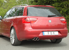 Fox Sportuitlaat Seat Exeo 3R - Sedan/Stationwagen (ST) Achterdemper - 2x80 Type 16