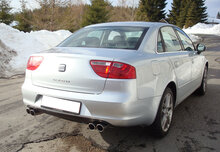 Fox Sportuitlaat Seat Exeo 3R/ 3R ST - 2.0l TFSI Achterdemper rechts/links dubbele uitlaat - 2x76 Type 16 rechts/links