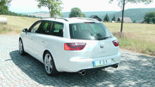 Fox Sportuitlaat Seat Exeo 3R/ 3R ST - 2.0l TFSI Achterdemper rechts/links enkele uitlaat - 1x90 Type 16 rechts/links