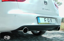 Fox Sportuitlaat Seat Exeo 3R/ 3R ST - 2.0l TFSI Achterdemper rechts/links enkele uitlaat - 1x90 Type 16 rechts/links