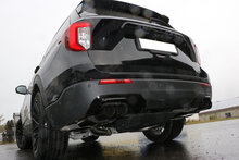 Fox Sportuitlaat Ford Explorer Type WUJ Achterdemper Rechts/Links - 2x90 Type 25 Rechts/Links Zwart Keramisch Gecoat