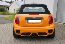Fox Sportuitlaat Mini Cooper S - F56 &amp; F57 Achterdemper, centrale uitlaat - 2x100 Type 25