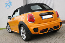 Fox Sportuitlaat Mini Cooper S - F56 &amp; F57 Achterdemper, centrale uitlaat - 2x95x78 Type 68