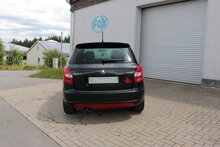 Fox Sportuitlaat Skoda Fabia Sedan Achterdemper - 2x76 Type 25