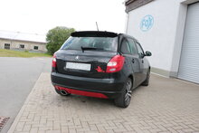 Fox Sportuitlaat Skoda Fabia Sedan Achterdemper - 160x90 Type 38