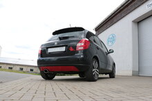 Fox Sportuitlaat Skoda Fabia Sedan Achterdemper - 160x90 Type 38