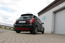 Fox Sportuitlaat Skoda Fabia Sedan Achterdemper - 140x90 Type 44