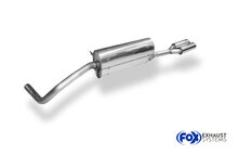 Fox Sportuitlaat Skoda Fabia Type 5J/NJ - Combi Achterdemper - 2x76 Type 13