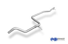 Fox Sportuitlaat Vervangingspijp voor de voordemper van de Ford Fiesta GFJ - Niet goedgekeurd volgens de Duitse verkeerswetgeving (StVO)