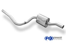 Fox Sportuitlaat Ford Fiesta MK6 ST150 zonder geluiddemper