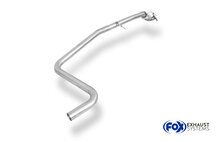 Fox Sportuitlaat Vervangingspijp voor de voordemper van de Ford Fiesta MK7/Fiste MK7 Sport benzine versie