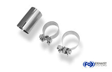 Fox Sportuitlaat Achterdemper voor Ford Fiesta MK7 ST200 - 2x90 Type 12
