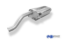 Fox Sportuitlaat Achterdemper voor Ford Fiesta MK7 ST - 129x106 Type 32