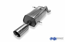 Fox Sportuitlaat Ford Fiesta MK8 - JHH Achterdemper - 1x100 Type 25