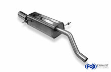Fox Sportuitlaat Ford Fiesta MK8 - JHH Achterdemper - 1x100 Type 25