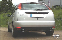 Fox Sportuitlaat Ford Focus MK1 Hatchback Type DAW/DBW Achterdemper dwarsuitgang rechts/links - 1x90 Type 17 rechts/links