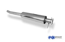 Fox Sportuitlaat Voordemper Ford Focus MK2 Hatchback/Stationwagen &Oslash;63,5 mm