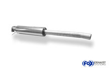 Fox Sportuitlaat Voordemper Ford Focus MK2 Hatchback/Stationwagen &Oslash;63,5 mm