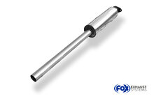 Fox Sportuitlaat Voordemper Ford Focus MK2 Hatchback/Stationwagen &Oslash;50mm