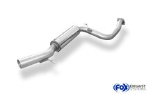 Fox Sportuitlaat Ford Focus MK2 RS voordemper