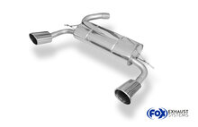 Fox Sportuitlaat Ford Focus MK2 RS achterdemper rechts/links - 129x106 type 32 rechts/links