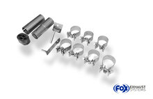 Fox Sportuitlaat Ford Focus MK2 Hatchback Facelift Achterdemper Rechts/Links Uitlaat - 1x90 Type 13 Rechts/Links