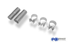 Fox Sportuitlaat Achterdemper voor Ford Focus MK2 Hatchback - 1x90 Type 13