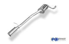 Fox Sportuitlaat Achterdemper voor Ford Focus MK2 Hatchback Facelift - 1x90 Type 13