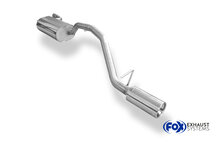 Fox Sportuitlaat Achterdemper voor Ford Focus MK2 Hatchback Facelift - 1x90 Type 13