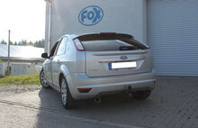 Fox Sportuitlaat Achterdemper Ford Focus MK2 Hatchback Facelift &Oslash;63,5 mm - 1x90 Type 24 enkelzijdig
