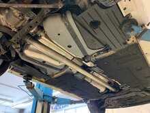 Fox Sportuitlaat Ford Focus MK3 RS verbindingspijp achterste geluiddemper/katalysator
