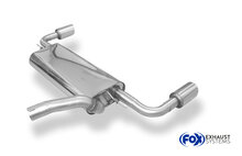 Fox Sportuitlaat Ford Focus MK3 Hatchback Achterdemper Rechts/Links Uitlaat - 1x90 Type 16 Rechts/Links