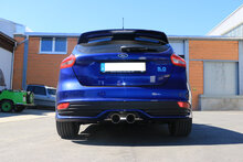 Fox Sportuitlaat Ford Focus MK3 ST Hatchback Achterdemper met dwarsgeplaatste uitlaat in het midden - 2x100 Type 25 midden