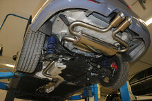 Fox Sportuitlaat Ford Focus MK3 ST Turnier Diesel Achterdemper met dwarsuitlaat in het midden - 2x100 Type 25 midden