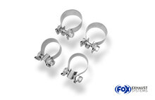 Fox Sportuitlaat Ford Focus MK3 ST Hatchback Diesel Achterdemper met dwarsuitlaat en middenstuk incl. verbindingspijp - 2x115x85 Type 32 Middenstuk