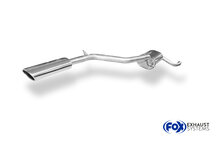 Fox Sportuitlaat Ford Focus MK3 Ecoboost - Turnpike/Estate Achterdemper Linker Uitlaat - 106x71 Type 32 Links