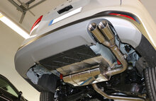 Fox Sportuitlaat Ford Focus MK4 Turnpike/Estate Achterdemper Rechter Uitlaat - 2x80 Type 25