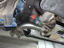 Fox Sportuitlaat Ford Focus MK4 ST-Line - starre achteras, uitlaatdemper achter, uitlaat rechts - 2x90 type 25