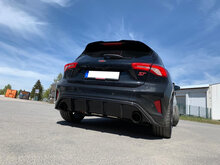 Fox Sportuitlaat Ford Focus MK4 ST Achterdemper Rechts/Links Uitlaat vanaf OPF - 1x100 Type 25 Rechts/Links Zwart Ge&euml;mailleerd