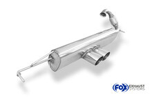 Fox Sportuitlaat Smart Forfour 453 achterdemper, centrale uitlaat - 2x80 type 14