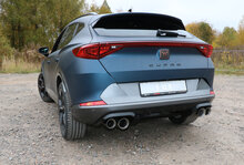 Fox Sportuitlaat CUPRA Formentor 4x4 half uitlaatsysteem vanaf katalysator - 2x100 type 25 binnen en 2x90 type 25 buiten - met 2 elektronische kleppen
