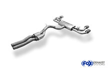 Fox Sportuitlaat CUPRA Formentor 4x4 - VZ5 achterdemper met 2 uitlaatkleppen - 2x115x85 type 44 rechts/links en voordemper
